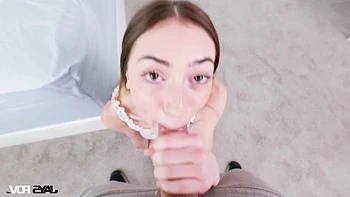 Petite-chested Tiana reappears, eager to drain the energy from my penis.