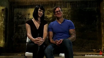 Bobbi Starr & Maitresse Madeline Hard Femdom Pegging - Horny Blowjob Handjob BDSM Submission