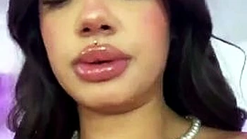 Chubby Brunette Big Boobs Dildo Masturbation