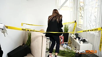 Police Detective Tiffany Tatum Gets Ass Fucked By BBC Officer Reyes GP3070