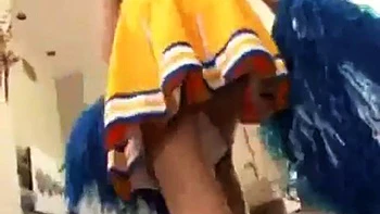 Blonde cheerleader fucked hard: Blowjob, Doggy  Cowgirl Porn