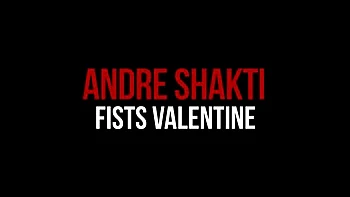 Andre Shakti Fists Valentine - Latina Lesbian BDSM Fisting & Squirt Orgasm in 4K HD
