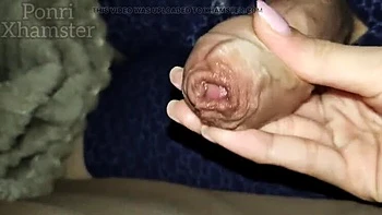 Slow Handjob with Stepsister Milasha Ponri - Huge Cumshot Close Up