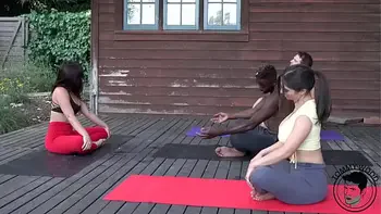 BBC Yoga Foursome Real Couple Swap