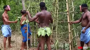 Somewhere in west Africa, on our annual festival, the king fucks the most beautiful maiden in the cage while his Queen and the guards are watching