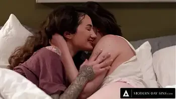 MODERN-DAY SINS - PAWG Lesbian Couple IS CRAVING EX-BOYFRIEND'S DICK! THEY HAD AN FFM 3-WAY!