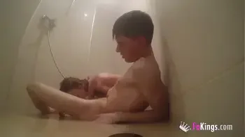 Jordi ENP cums all over a 's face after a shower fuck