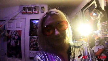 Slutty Leya Falcon's big tits action