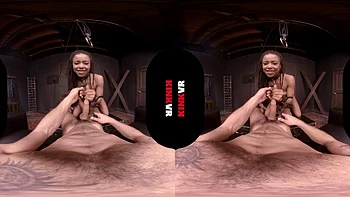 She likes it: Blowjob, Cowgirl  Babe VR Porn