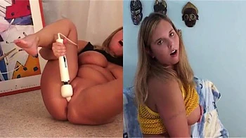 Anne YoungFatties Chubby Tits Solo 2x splitscreen: Big Tits, Babe  Big Ass Porn