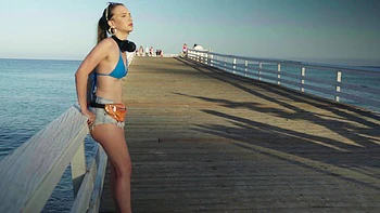 Mick Blue and Izzy Lush enjoy passionate moments in their cowgirl shorts.