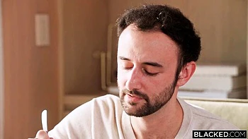 Gorgeous interracial dick ride with a skinny whitey Haley Reed