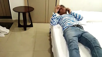 Indian servant girl gets hardcore new year bonus fuck with big natural tits and blowjob