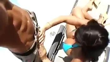 Lisa Ann fucks pool boy: Blowjob, Doggy  Cowgirl Porn