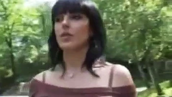 Big Tits Fuck in Forest: Blowjob & Doggy