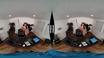 Estrella porno morena adolescente follada en la oficina