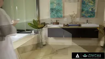 NURU MASSAGE - Sexy Masseuse Bailey Brooke Rides Her Boss' Husband Until He Cums On Her Pussy