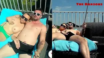 I made my husbands best friend cum on my big tits  - TheDarsons