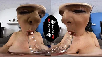 Granny Ria Black VR Milf Fucking