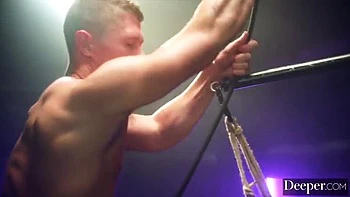 Ashley Lane Squirts in Anal Rope Bondage Fuck