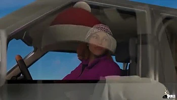 Curvy MILF Cheats Xmas with Big Black Cock Blowjob