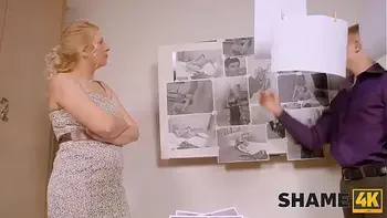SHAME4K. Sex with mature is more important for private eye than money
