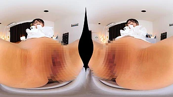 Japanese teen fucked hard with creampie POV