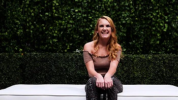 Tattooed blonde MILF sucks cock at home, big cumshot