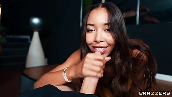 Curvy teen Lia Lin fucked hard with huge cock