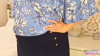 Mature MILF Aunt Cheats with Big Natural Tits and Huge Cock