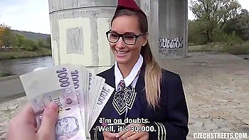 Czech Blonde and Brunette Get Anal Public Fuck Vol 3