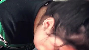 Latina Stepmom Melanie Caceres 69 BJ Ends with Facial