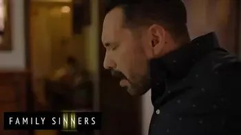 (Ashley Lane) Is Very Horny She Wants (Tommy Pistol) To Take Off His Pants Right Away - Family Sinners