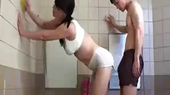 Korean Babe Sucks and Gets Doggystyled