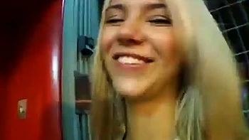 Blonde Babe Sucks Cock Doggy & Missionary Fuck