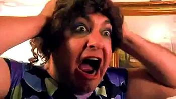 Criada tetona chupando y follando a cuatro y vaquera