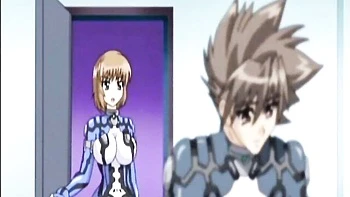 Gostosa anime de peitos grandes chupando e fodendo