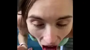 Australian Charlotte Star Fucks Asian Dick POV Donut Mukbang Sex BJ Creampie