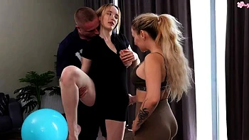 Polly Yangs and Bella Mur Threesome with Big Tits
