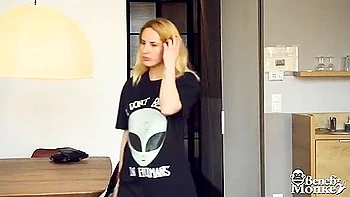 Blonde Skinny Amy Douxxx Gets Spanked and Fucked Hard