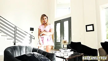 Petite Latina Destiny's Natural Blonde POV