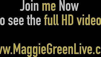 Nice-looking Maggie Green and Mark Zane at oral movie