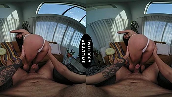 Latina Brunette Harley Haze Fucks Boyfriend Oliver Davis