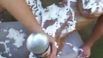 Anita rubia folla a cuatro, cowgirl y misionera