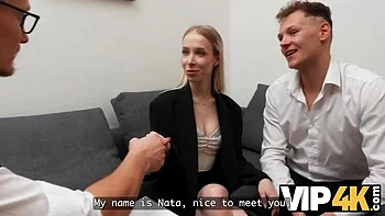 Hot Blonde Amateur Interview: Stanley Johnson Fucks Nata Ocean Hard
