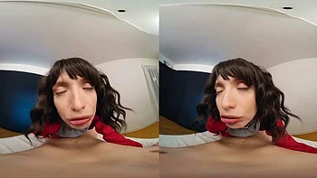 Gata de Tóquio dando buceta, cachorrinho e cowgirl em POV