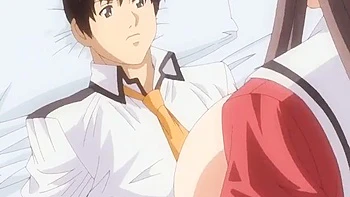 Asiatischer Hentai-Babe zeigt Dekolleté