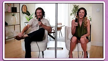 Blonde Addison Vodka fingers and sucks in heels