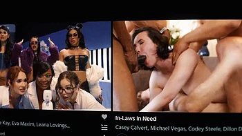 Sortudo fodendo um trio anal quente com Katie Kush