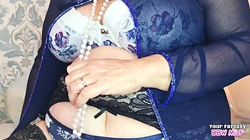 Fremdgehende MILF & Tante mit großen Titten - Nahaufnahme Sperma